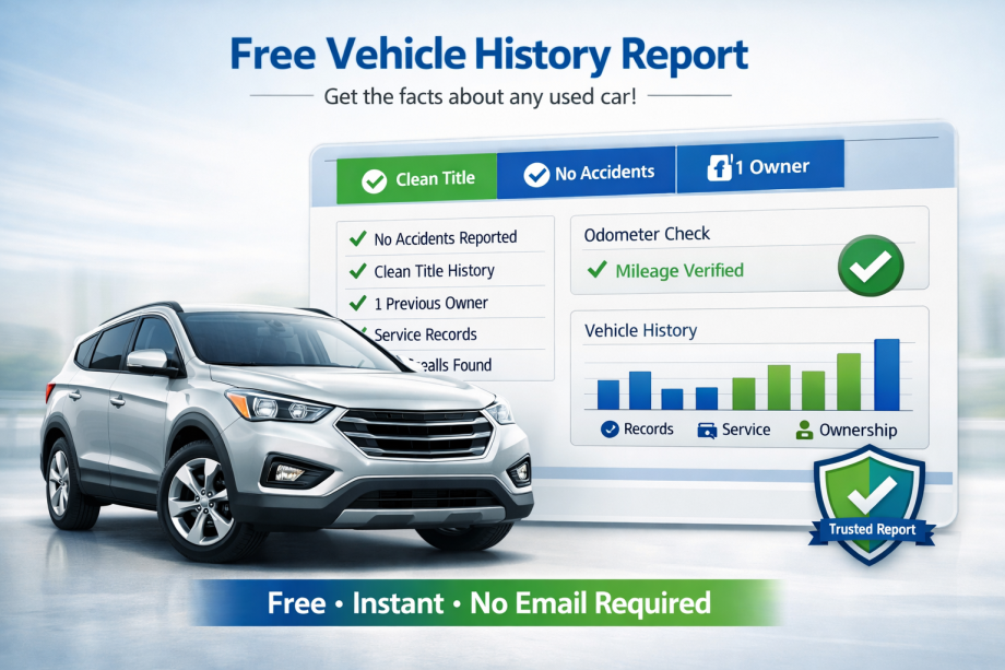 Free Carfax Vehicle History Report